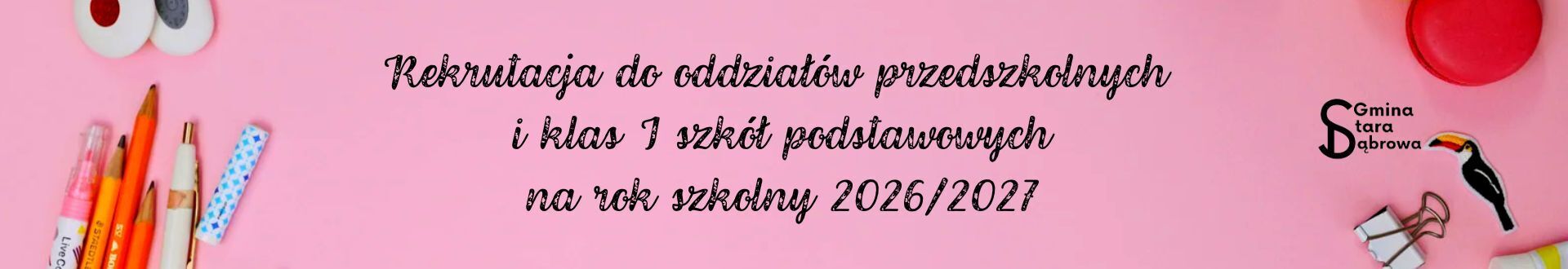 Rekrutacja do przedszkoli i klas I
