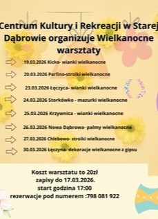 Warsztaty Wielkanocne z CKiR