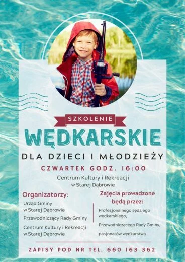 Szkolenie wędkarskie dla dzieci i młodzieży!