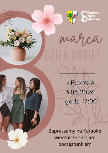 Zapraszamy na Dzień Kobiet w Łęczycy