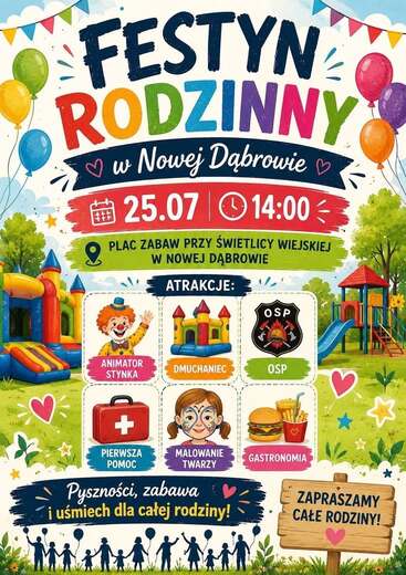 Festyn Rodzinny w Nowej Dąbrowie