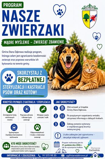 Zapraszamy do udziału w programie "Nasze zwierzaki"