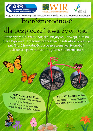 &bdquo;Bior&oacute;żnorodność dla bezpieczeństwa żywności&rdquo; &ndash; dwa wydarzenia w Stork&oacute;wku