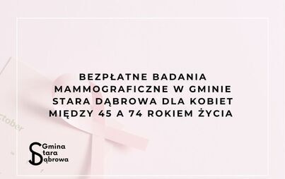 Zdjęcie do Bezpłatne badania mammograficzne