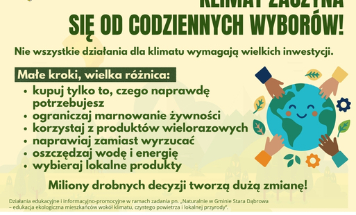 Zdjęcie do Klimat zaczyna się od codziennych wybor&oacute;w &ndash; małe działania, wielka zmiana!