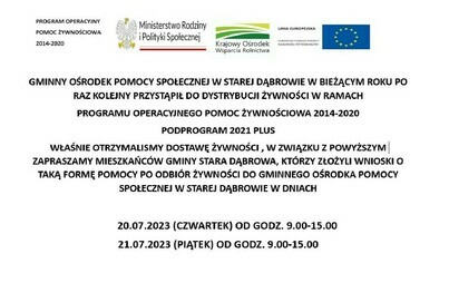 Zdjęcie do POMOC ŻYWNOŚCIOWA