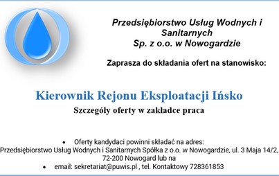 Zdjęcie do Oferta pracy