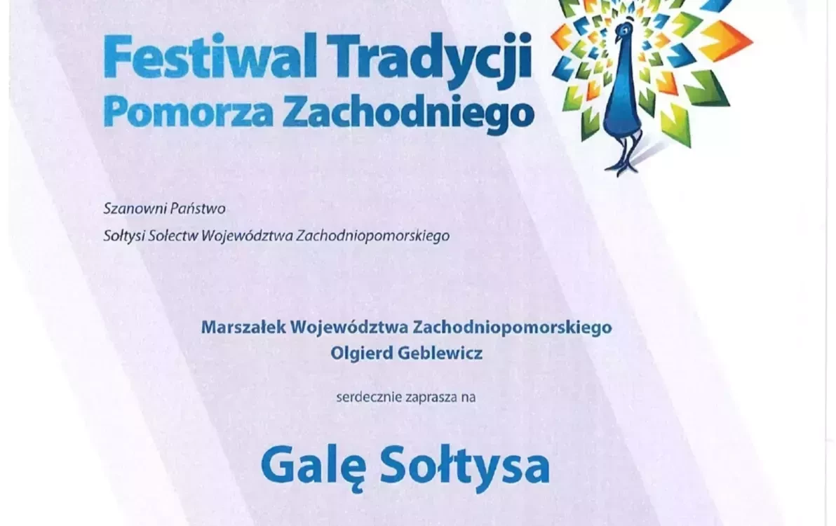 Zdjęcie do Zaproszenie na Galę Sołtysa
