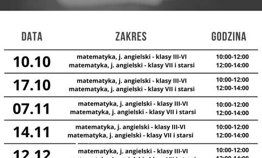 Zdjęcie do Kontynuujemy program bezpłatnych korepetycji dla dzieci i młodzieży